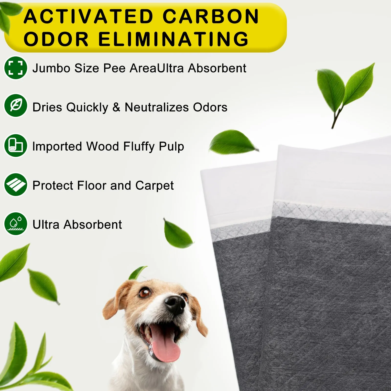 Pee Pads for Dogs, Leak-Proof Pet Training Pee Pads