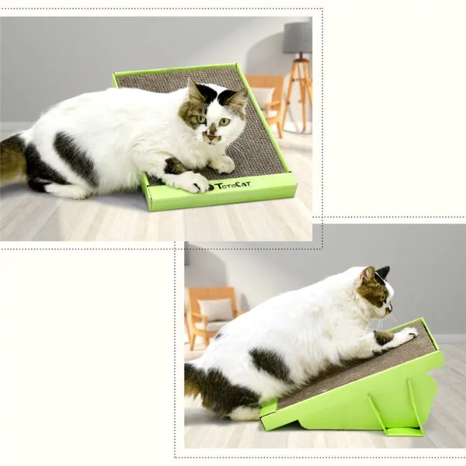 Pipers Cat Scratcher Board Pad Corrugated Cardboard Pet Kitten Play Lounger Toys