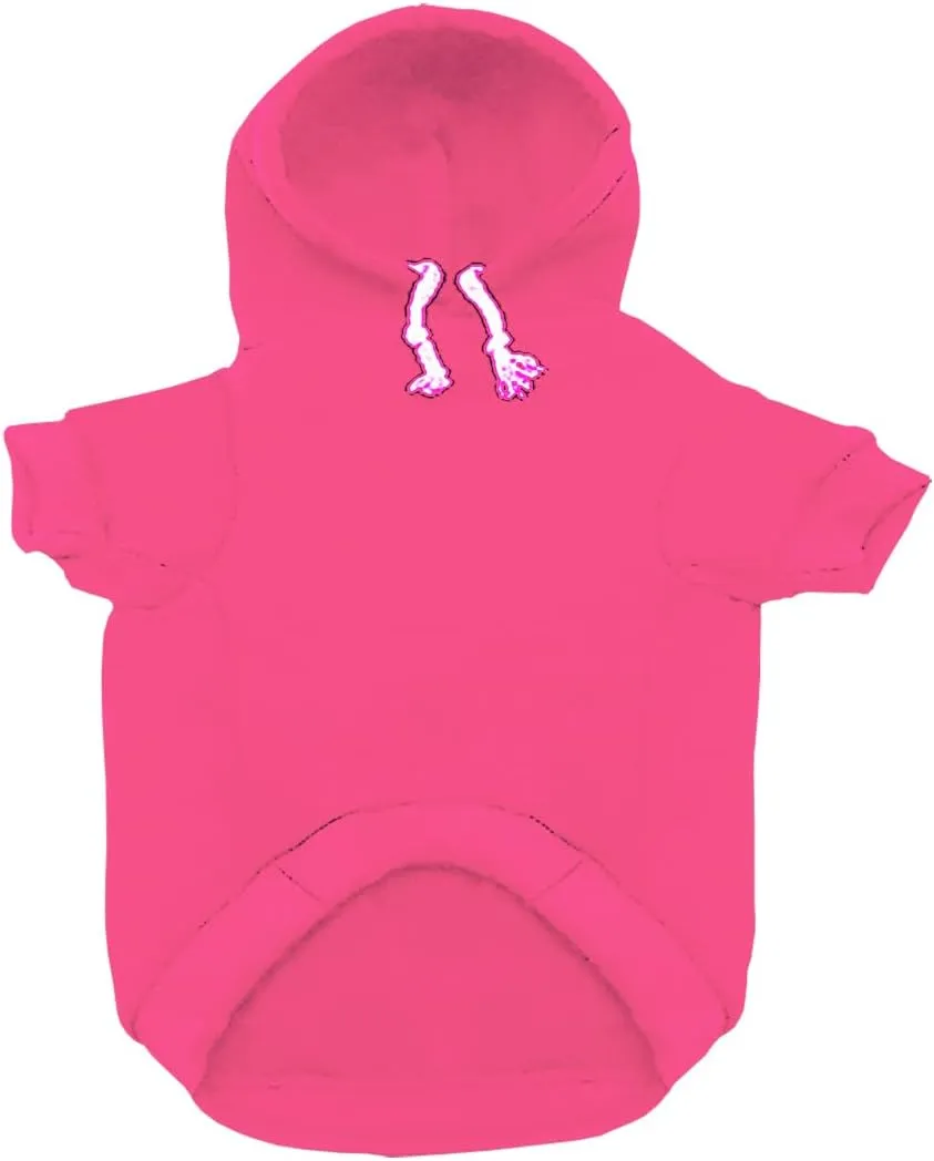 Security Dog Hoodies Dog Clothes Apparel Winter Sweatshirt Warm Sweater Cotton Puppy Small Dog Hoodie for Small Dog Medium Large Dog Cat (Magenta, S)