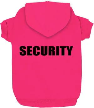 Security Dog Hoodies Dog Clothes Apparel Winter Sweatshirt Warm Sweater Cotton Puppy Small Dog Hoodie for Small Dog Medium Large Dog Cat (Magenta, S)