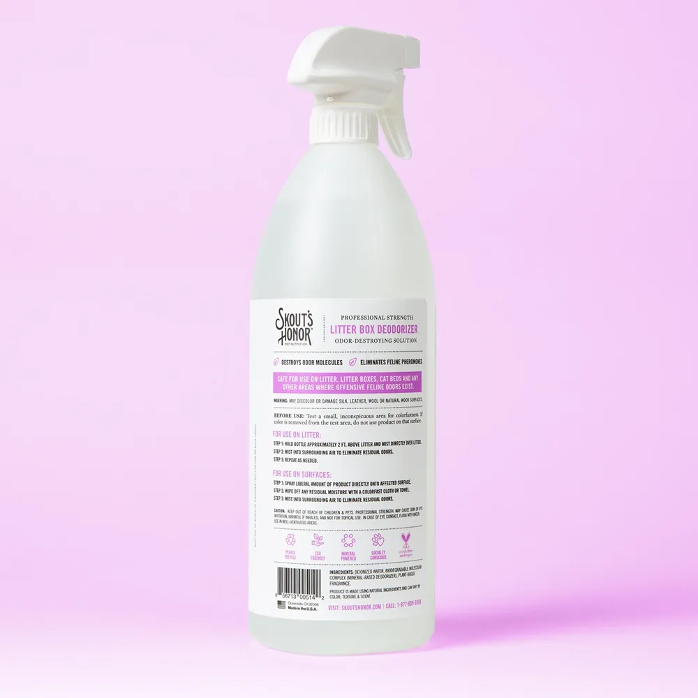 Skout's Honor - Litter Box Deodorizer, 35oz