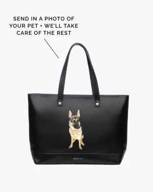 THE PET PORTRAIT TOTE - BLACK