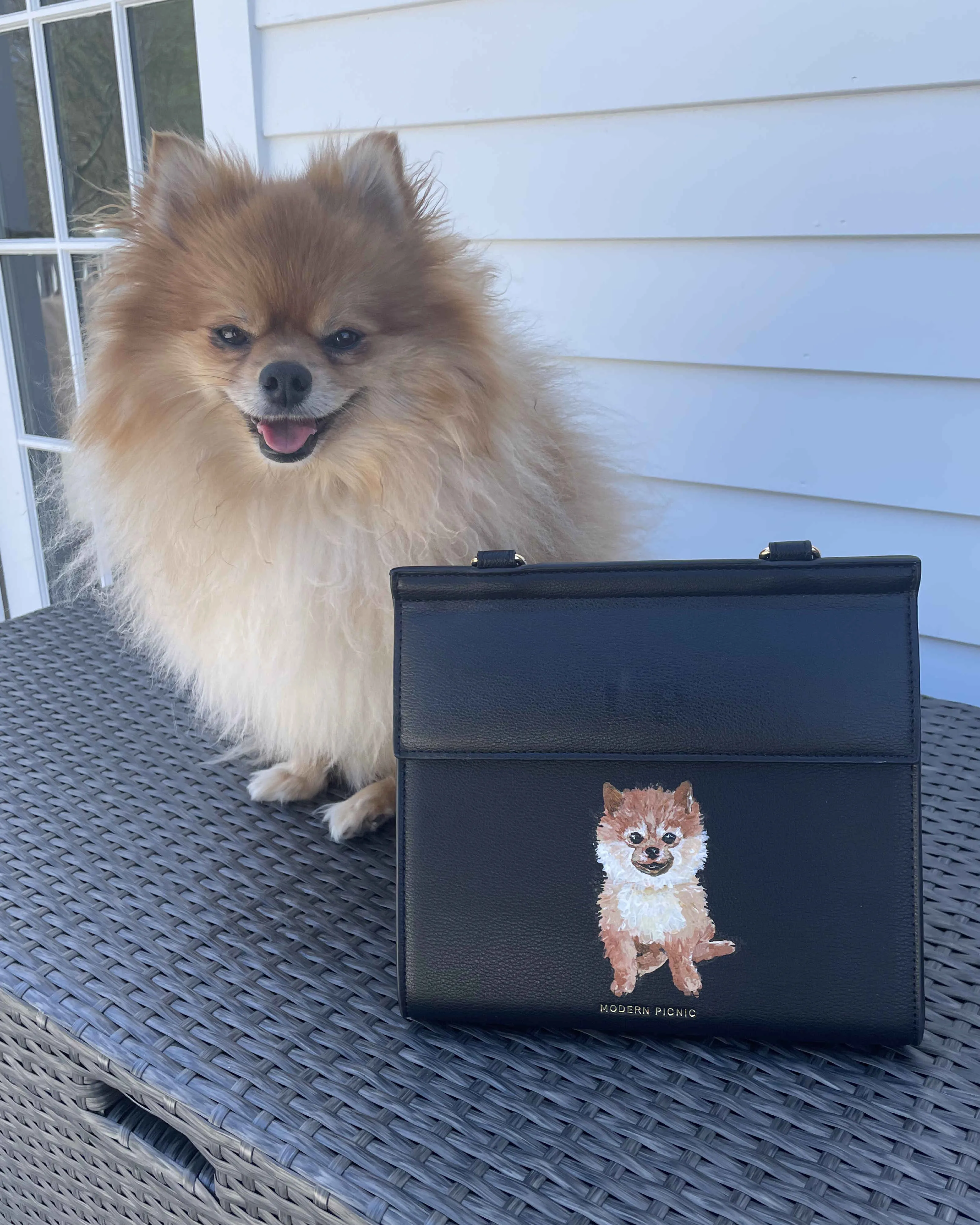 THE PET PORTRAIT TOTE - BLACK