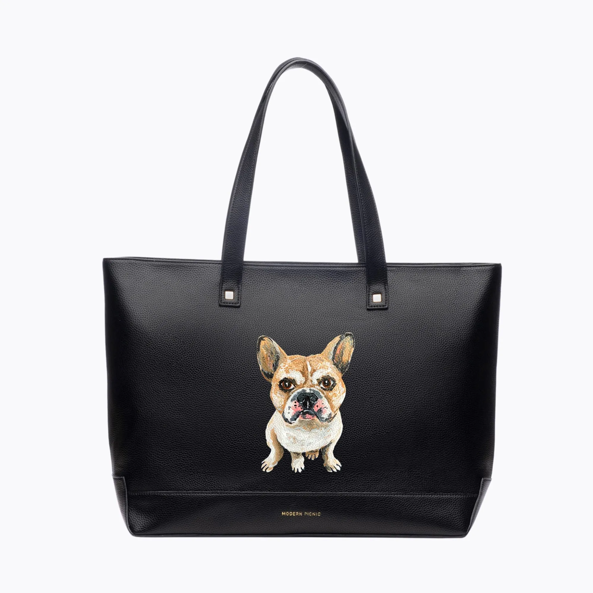 THE PET PORTRAIT TOTE - BLACK