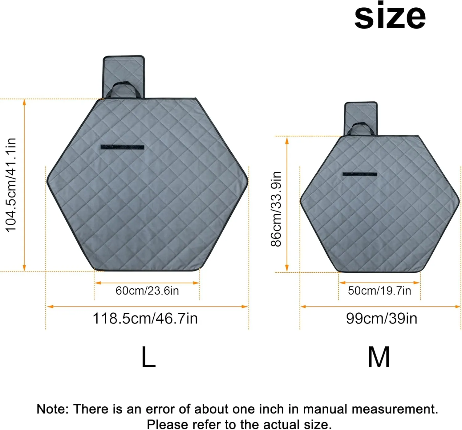 Washable Pee Pads for Dogs, Reusable Pet Playpen Mat Non-Slip Hexagon Dog Pads for Whelping Potty Housebreaking Incontinence Playpen Crate Kennel L