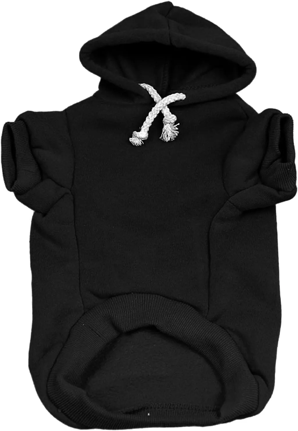 We Do Too Wedding Engagement Announcement Dog Hoodie Fleece Lined Pullover Sweatshirt with Leash Hole (Black, 4X-Large 81)